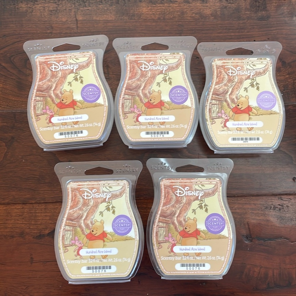 Scentsy wax bars, 5, Hundred Acre Wood *Discontinued scent*